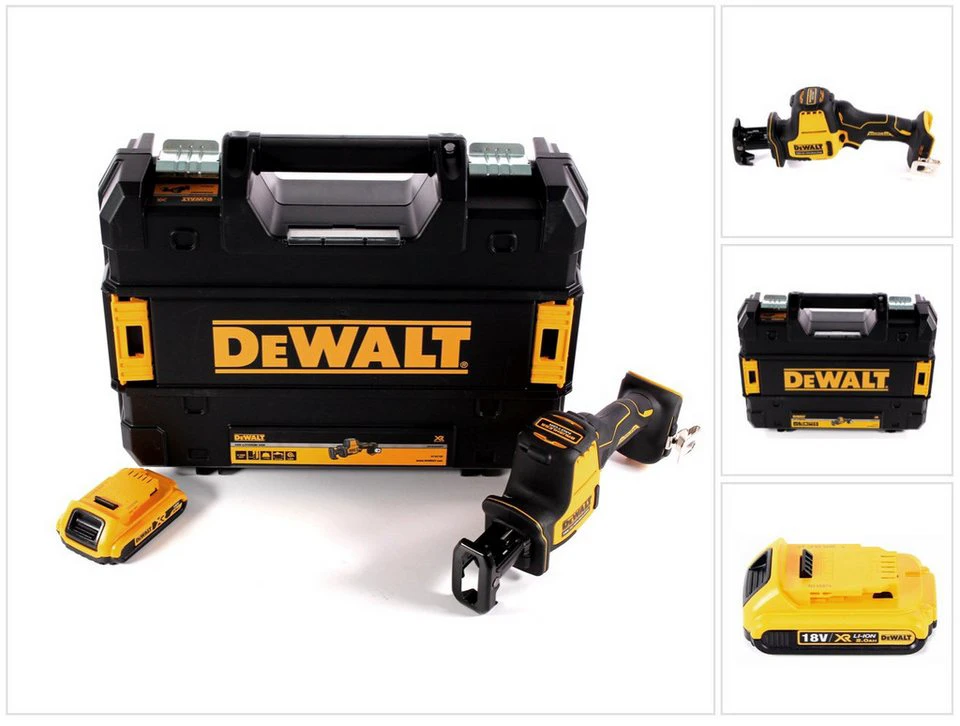 DeWalt Akku-Säbelsäge DCS369 18 V 2,0 Ah TSTAK ohne Ladegerät