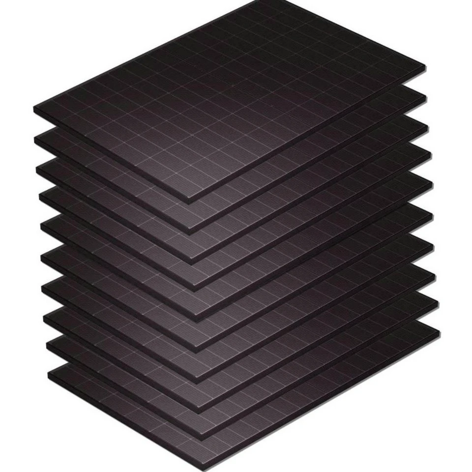 SunPro Solarmodul 10x 500Wp bifazial Glas-Glas FullBlack