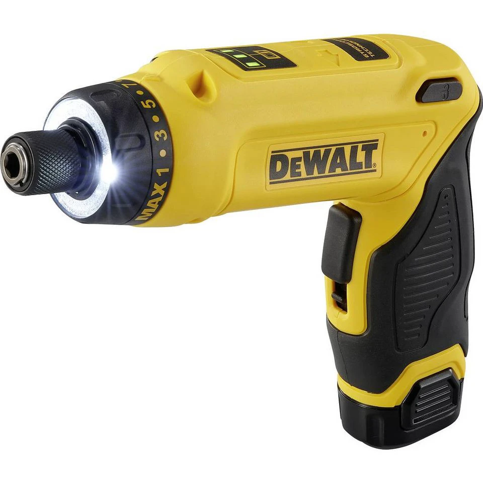 DeWalt Akku-Knickschrauber DCF680G2 7,2 V 1 Ah Li-Ion mit 2. Akku