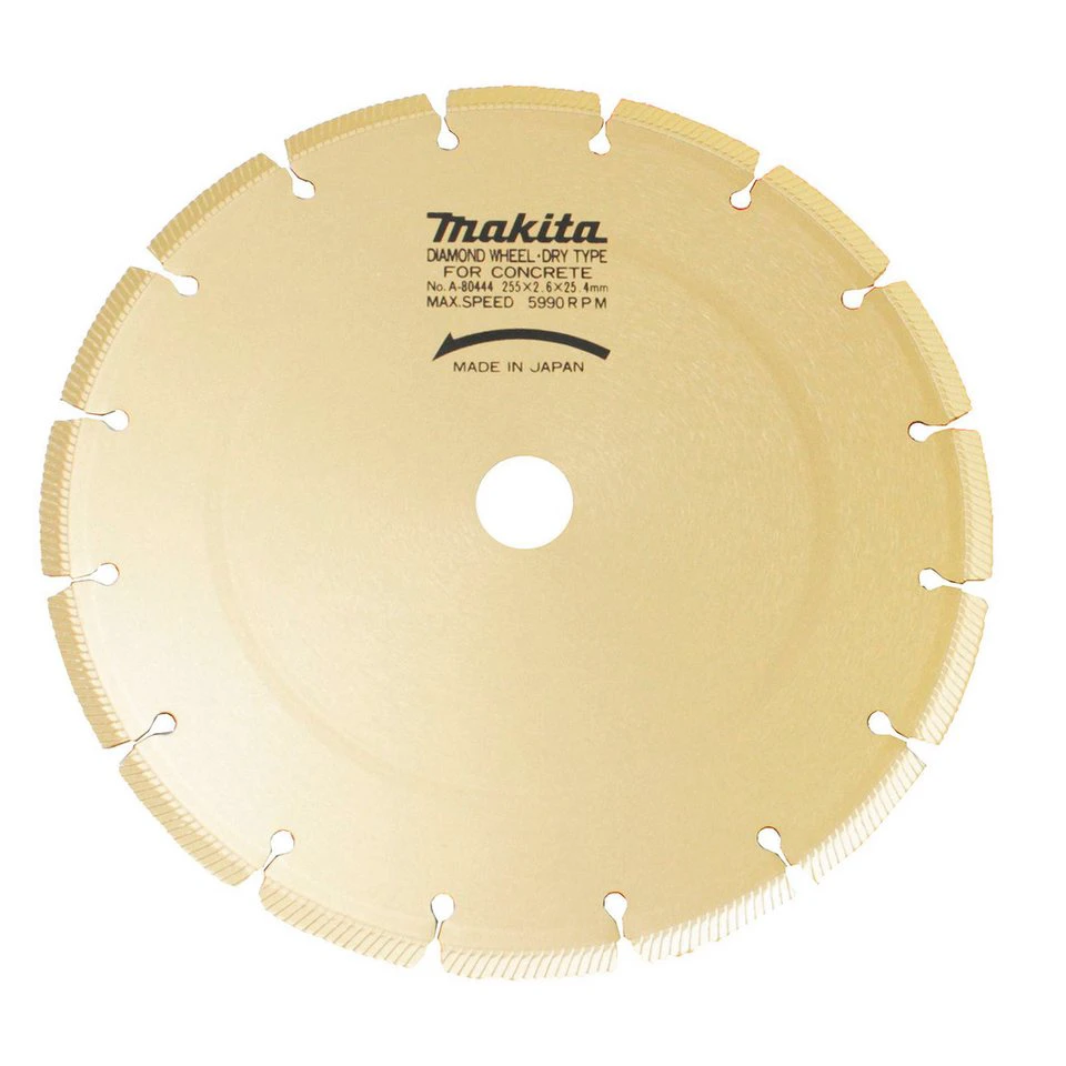 Makita Diamanttrennscheibe A-80444 255 mm Uni-Gold segmentiert für Beton