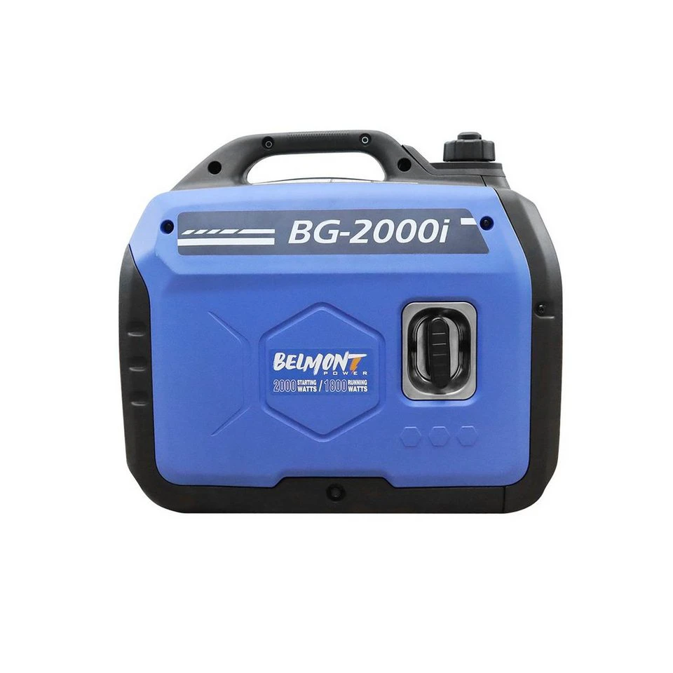 BELMONT Stromgenerator BG2000i 1,8 kW Inverter Silent blau 62 dB 4-Takt-Motor max. 2,0 kW