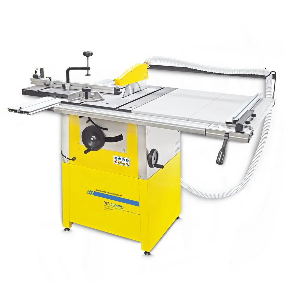 BAMATO Tischkreissäge BTS-250PRO 254 mm 3,1 kW 230 V schwenkbar XXL-Zubehör