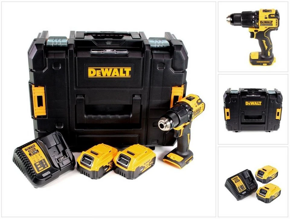 DeWalt Akku-Schlagbohrschrauber DCD 709 N 18 V 65 Nm 2x 5,0 Ah TSTAK Box