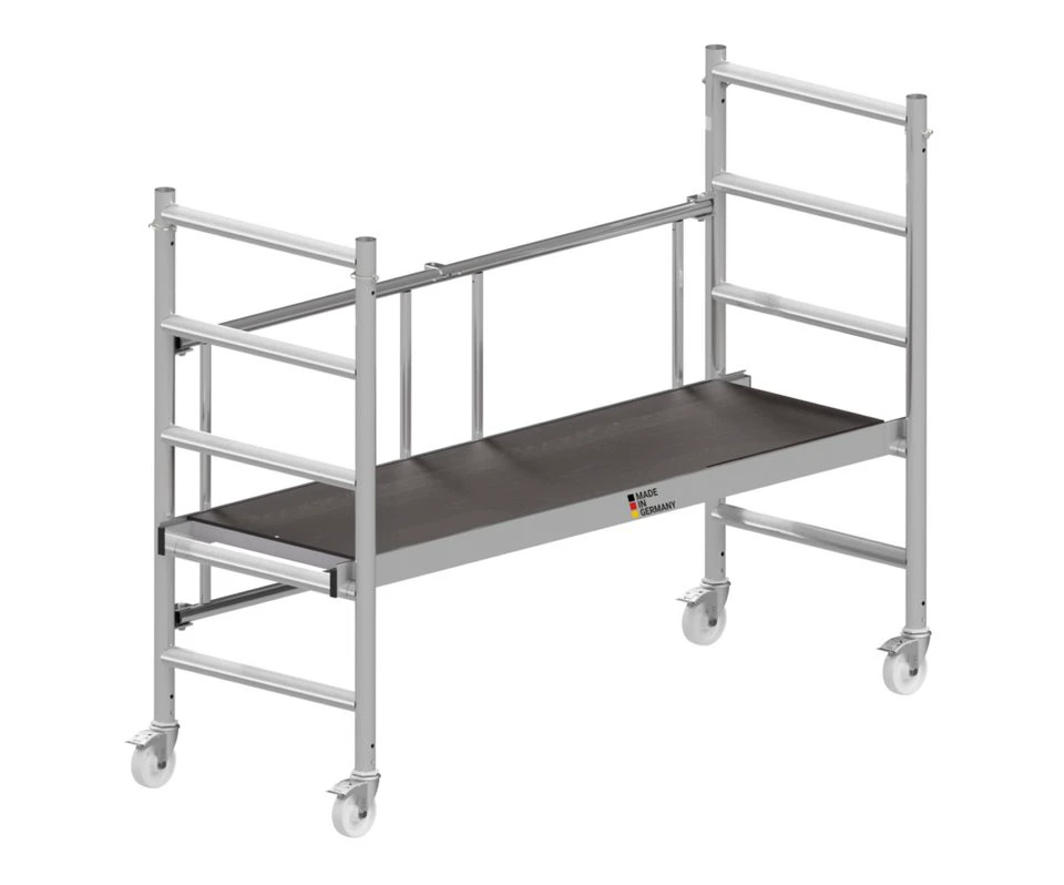 ALTEC AluKlik ECO Aluminium Klappgerüst mit Ø125 mm Rollen