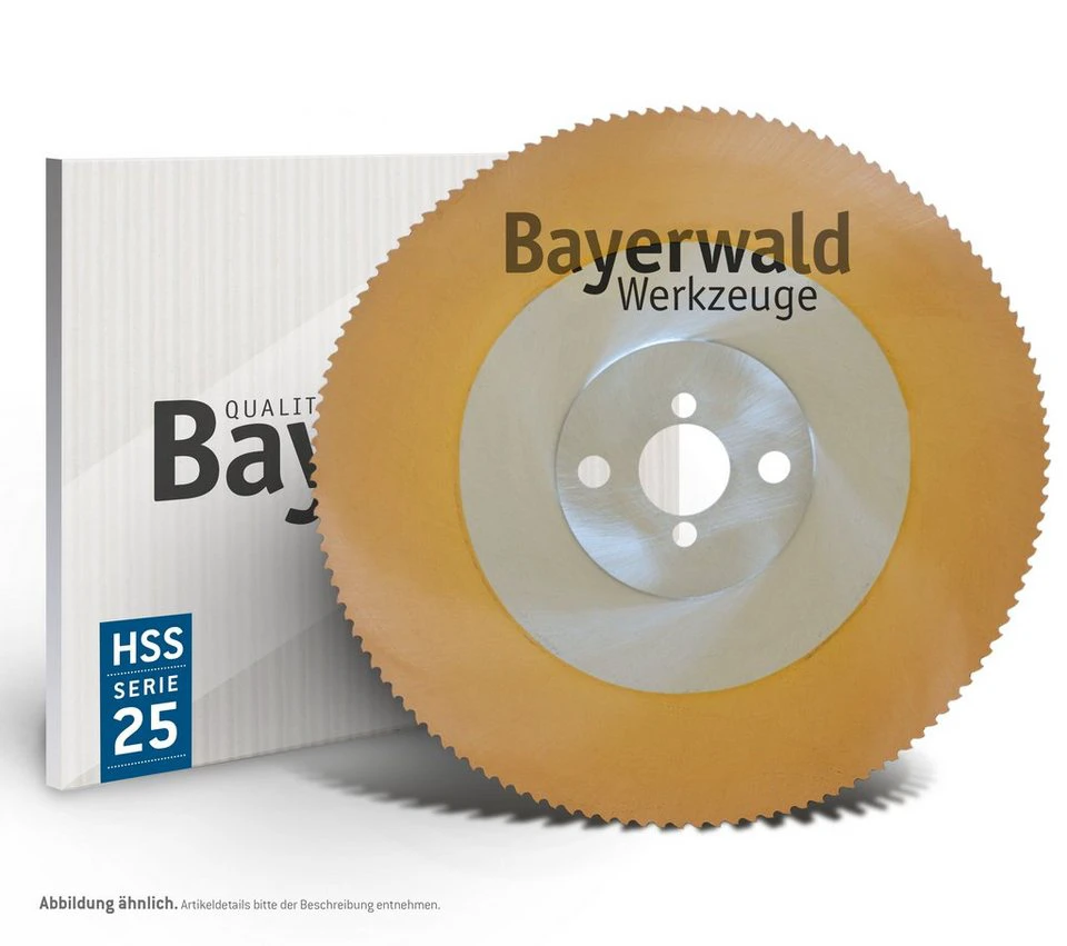 Bayerwald Werkzeuge Kreissägeblatt HSS PVD gold NE 250 x 2.0 x 32