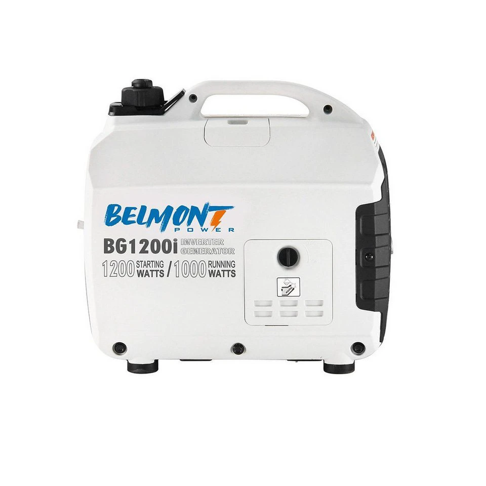 BELMONT Power Generator BG1200i Benzin Inverter 1,2 kW weiß