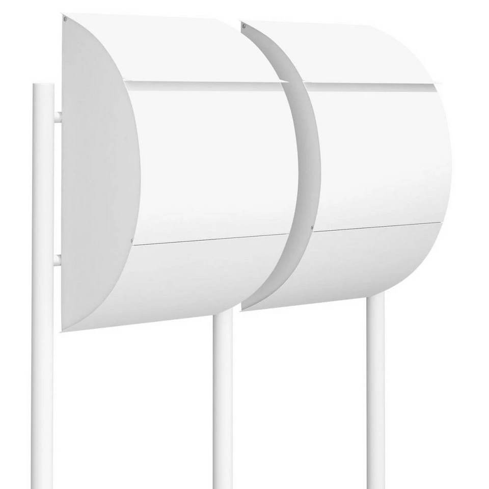 Bravios Briefkastenanlage Jumbo for Two Weiß