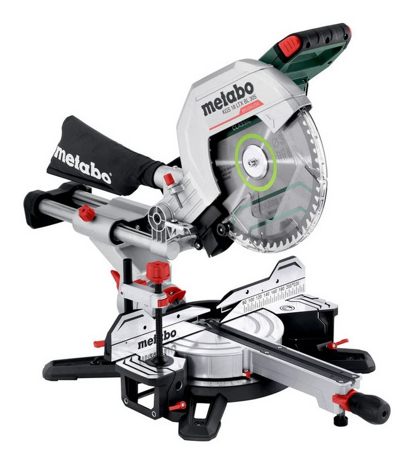 Metabo Akku-Kapp-Gehrungssäge KGS 18 LTX BL 305 ohne Akku im Karton
