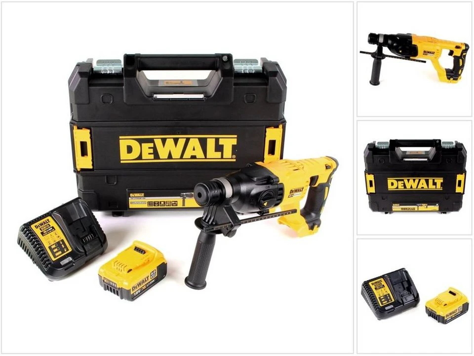 DeWalt Akku-Kombihammer DCH 133 M1 18V 2,6J SDS plus Brushless 1x Akku 4,0