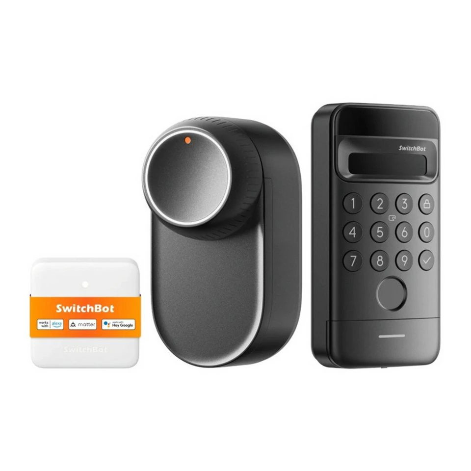 SwitchBot Lock Ultra 3-in-1 Smart-Schloss mit Hub Mini Matter Vision Tastatur
