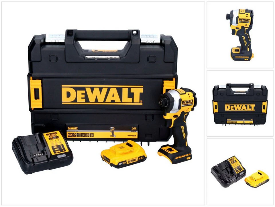 DeWalt Akku-Schlagschrauber DCF 850 18 V 205 Nm 1/4" Brushless 1x Akku