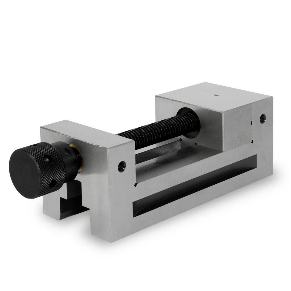 EBERTH Präzisionsschraubstock AK1-PS-GG100 Backenbreite 100 mm Spannbreite 125 mm
