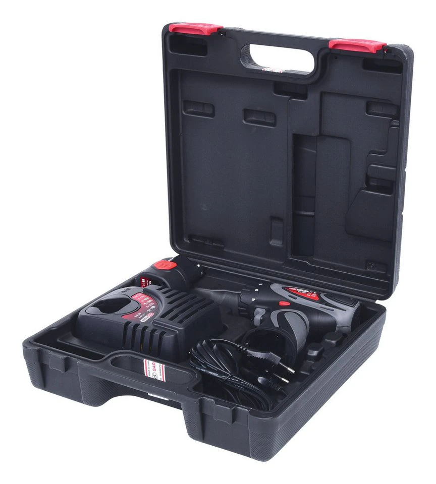 KS Tools Akku-Bit-Schrauber 10,8V 24 Nm 400 U/min 1/4" mit 1 Akku und 1 Ladegerät