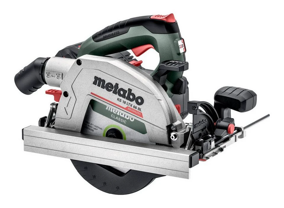 Metabo Akku-Handkreissäge KS 18 LTX 66 BL 2 x 8 Ah LiHD in MetaBox
