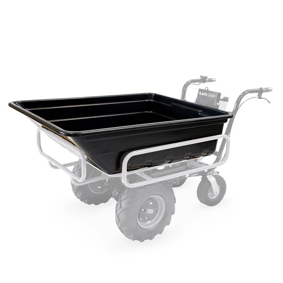 BAMATO Motorschubkarre MTR300WBOX Kippmulde Muldenaufsatz kippbar