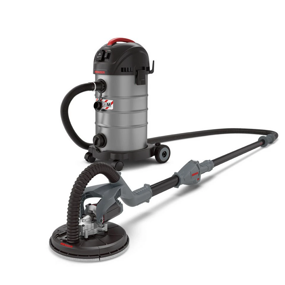 MENZER Trockenbauschleifer LHS 225 VARIO mit Sicherheitssauger VCM 330 Set 2.100 U/min