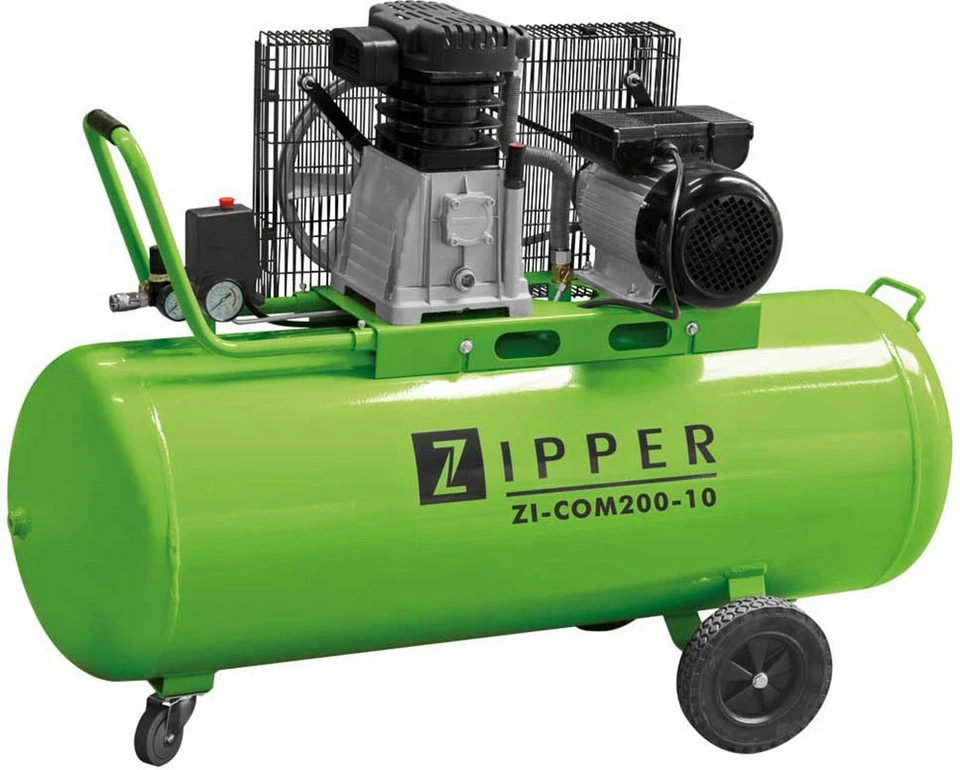 ZIPPER Kompressor 2200 W max. 10 bar 200 l Kesselvolumen
