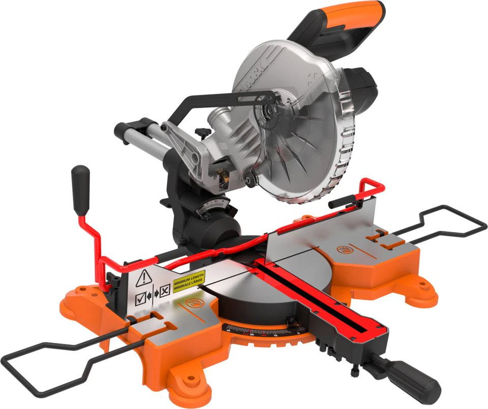 Worx Paneelsäge WX845.9 NITRO multifunktional 0-45° Schrägschnitte ohne Akku Ladegerät