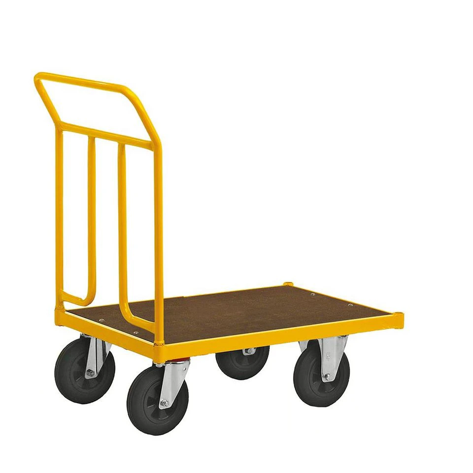 OSWALD Transportgeräte Plattformwagen variabel erweiterbar 836 x 500 x 1.020 mm 400 kg gelb NK144400B