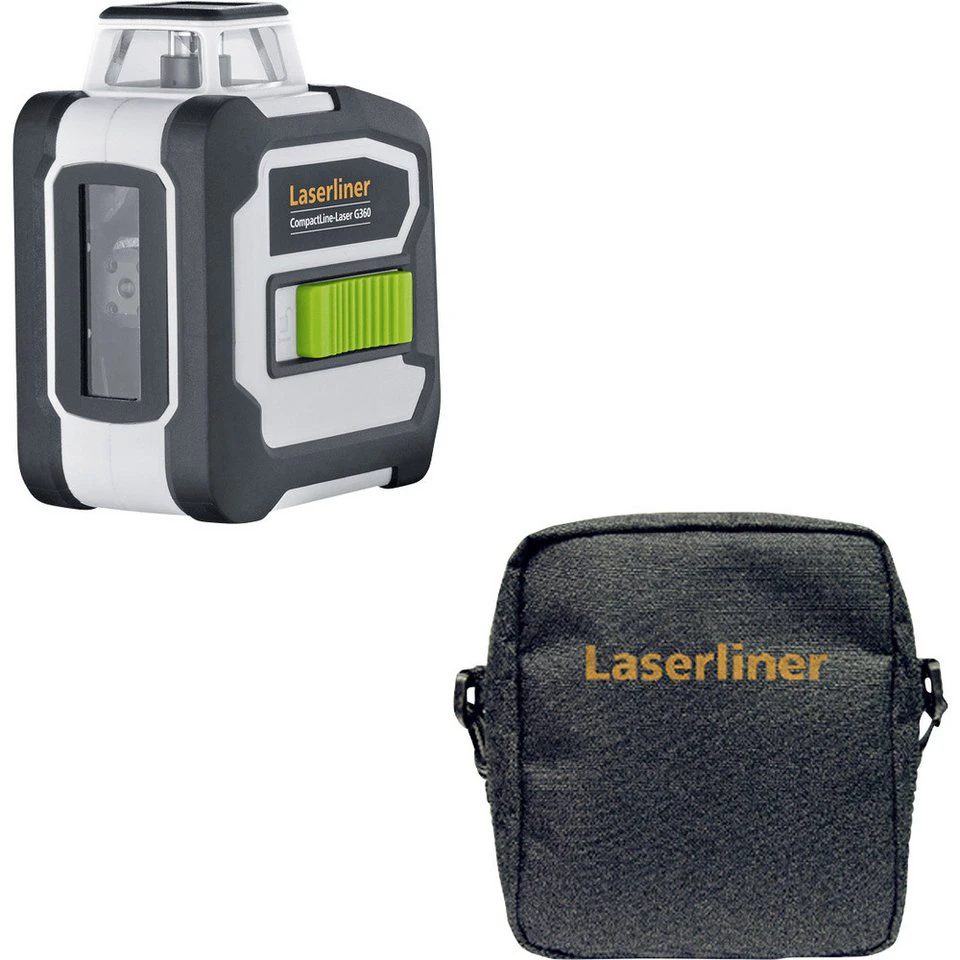 LASERLINER CompactLine-Laser G360 Kreuzlinienlaser 360° grüne Lasertechnologie