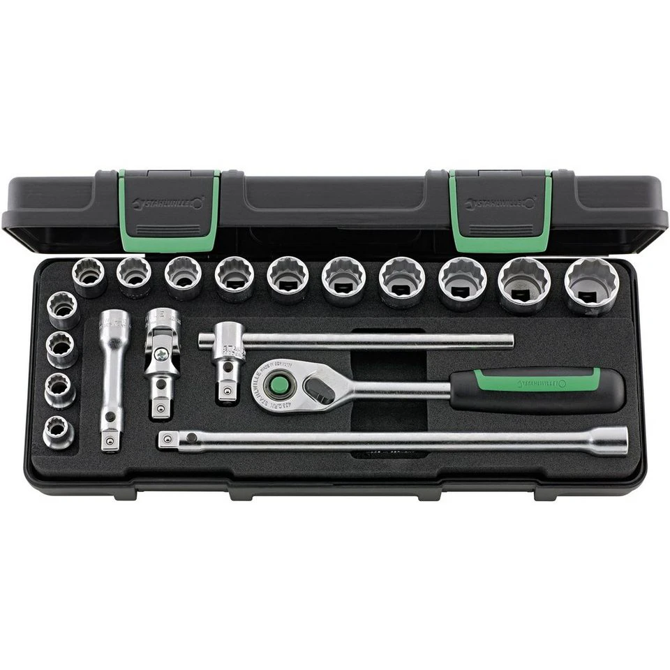 Stahlwille Steckschlüsselsatz 45/14/5I QR KN 3/8" 10 mm 19teilig 96