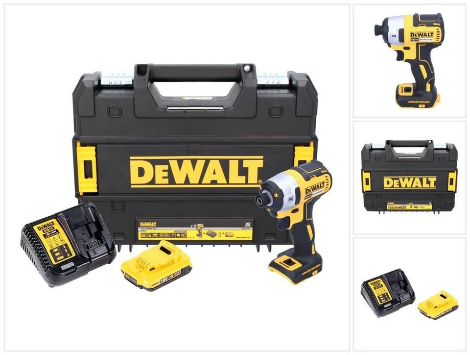DeWalt Akku-Schlagschrauber DCF 887 D1 18 V 205 Nm Brushless 1/4" mit Akku