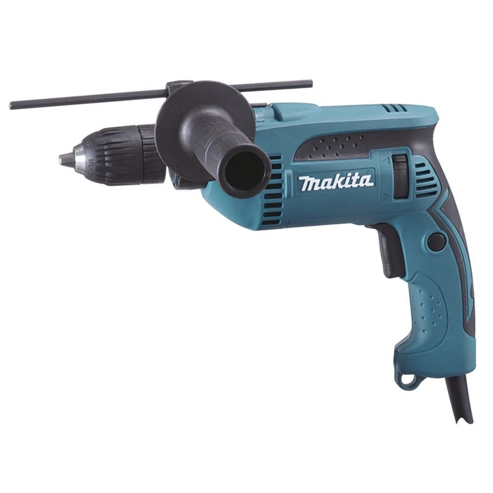 Makita HP1641K Schlagbohrmaschine 680 Watt Rechts-/Links-Lauf Schnellspannbohrfutter