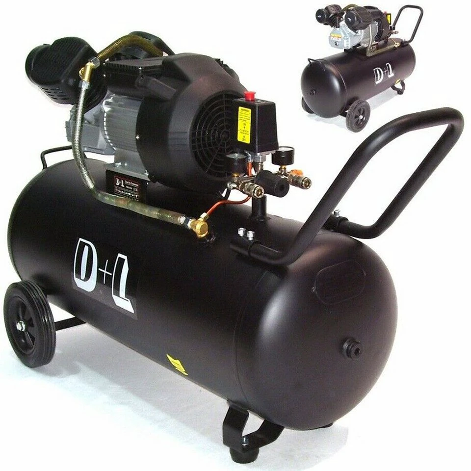Apex Kompressor Druckluft 10 bar 100 L Direktantrieb V2-Zylinder 3 PS 44314
