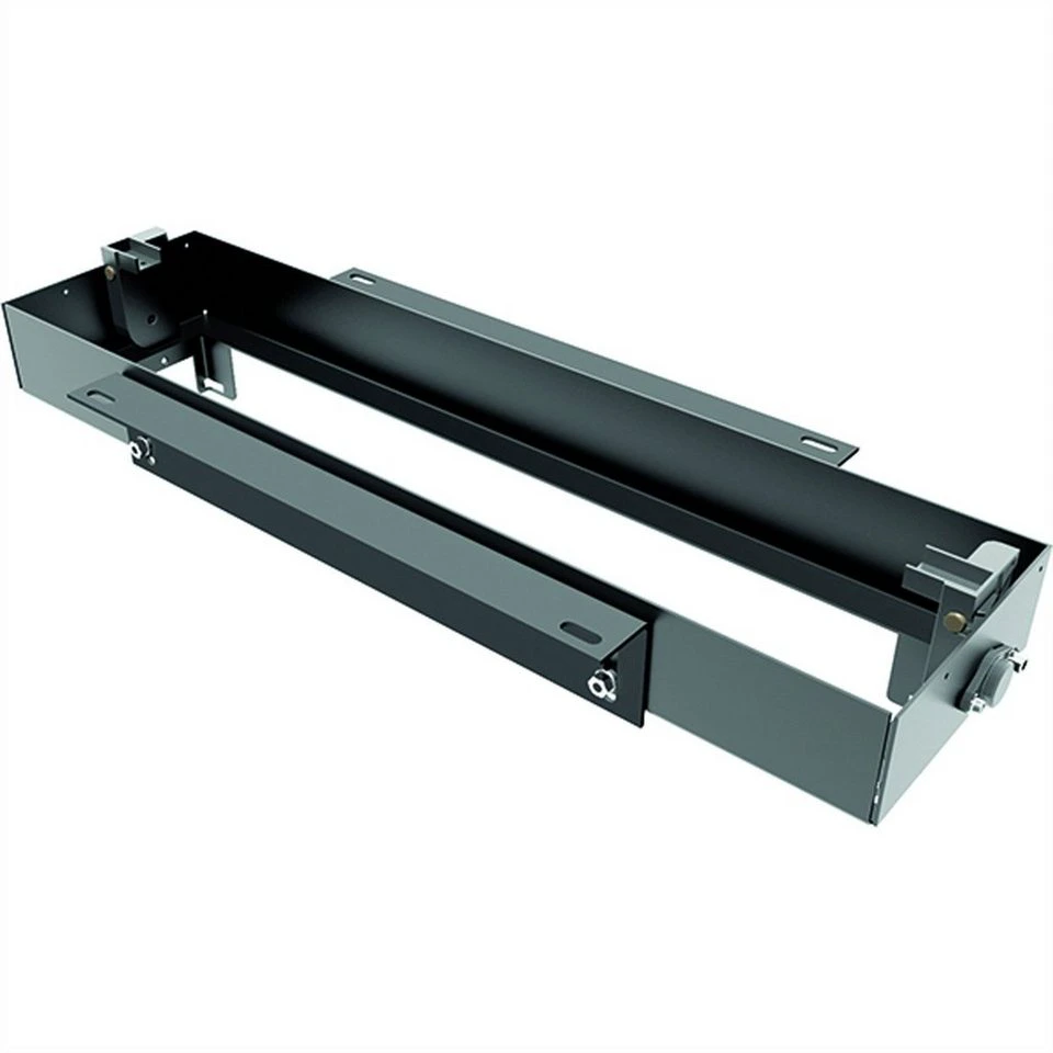 Bachmann TOP FRAME UT 8fach ohne Klappe Gehäuse sw Einbau-Tischsteckdosenleiste
