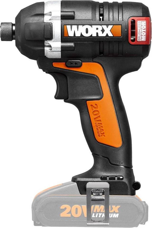 Worx Akku-Schlagschrauber WX292.9 20V 175 Nm bürstenlos ohne Akku Ladegerät