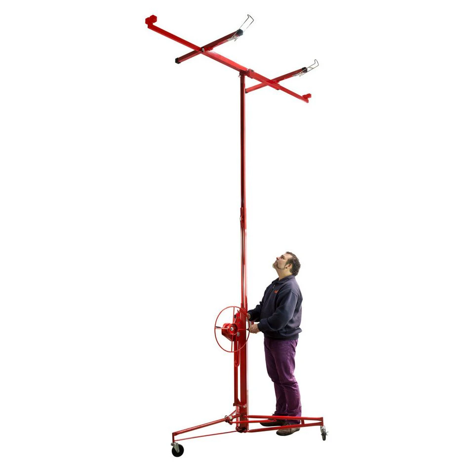 DEMA Plattenheber Paneelenheber Trockenbaulift 68 kg 145-345 cm