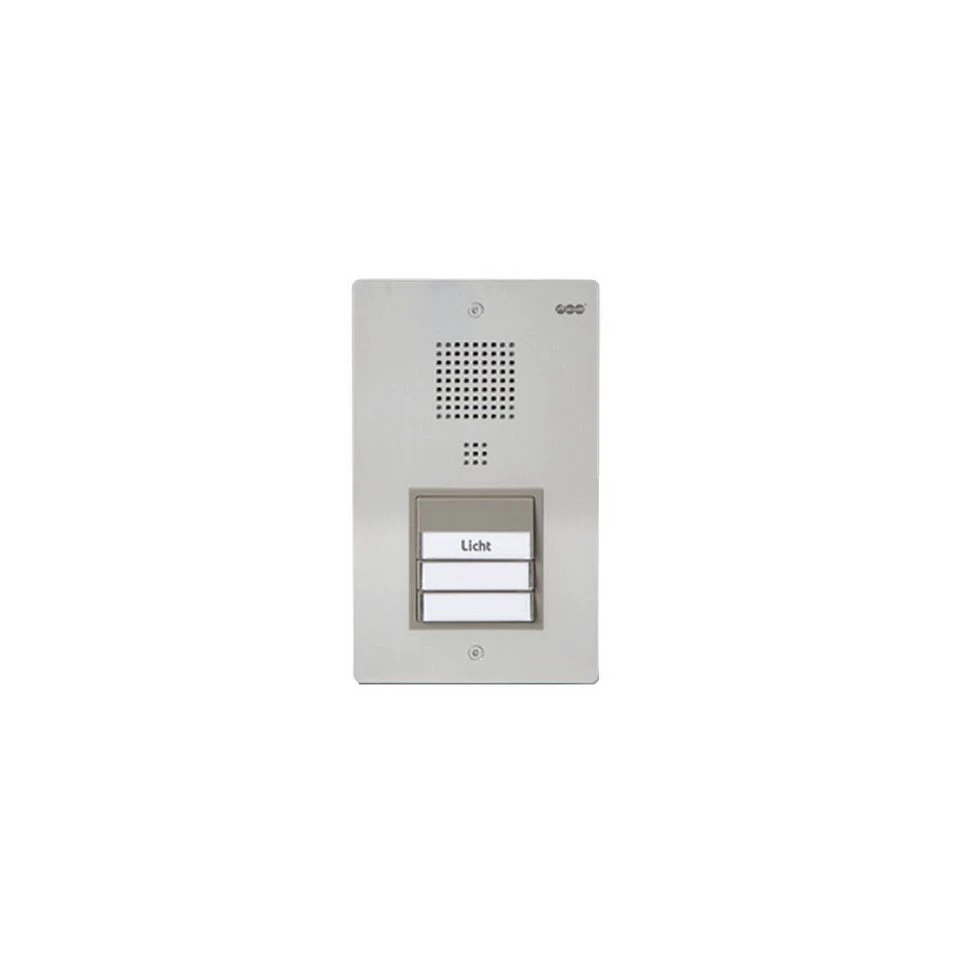 Auerswald TFS-Dialog 303 Türsprechanlage Edelstahl Türfreisprechsystem 3 Klingeltasten LED