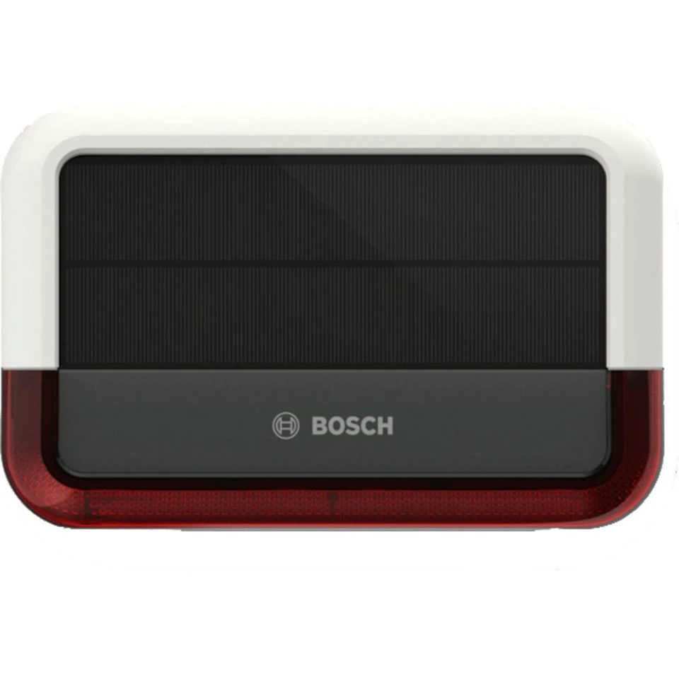 BOSCH Smart Home Außensirene 100 dB mit Solarpanel