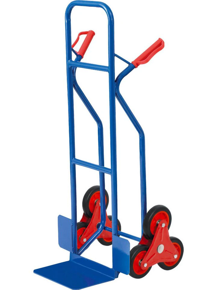 Pro-Bau-Tec Sackkarre Treppensteiger max. 150 kg blaue EVA-Sternräder