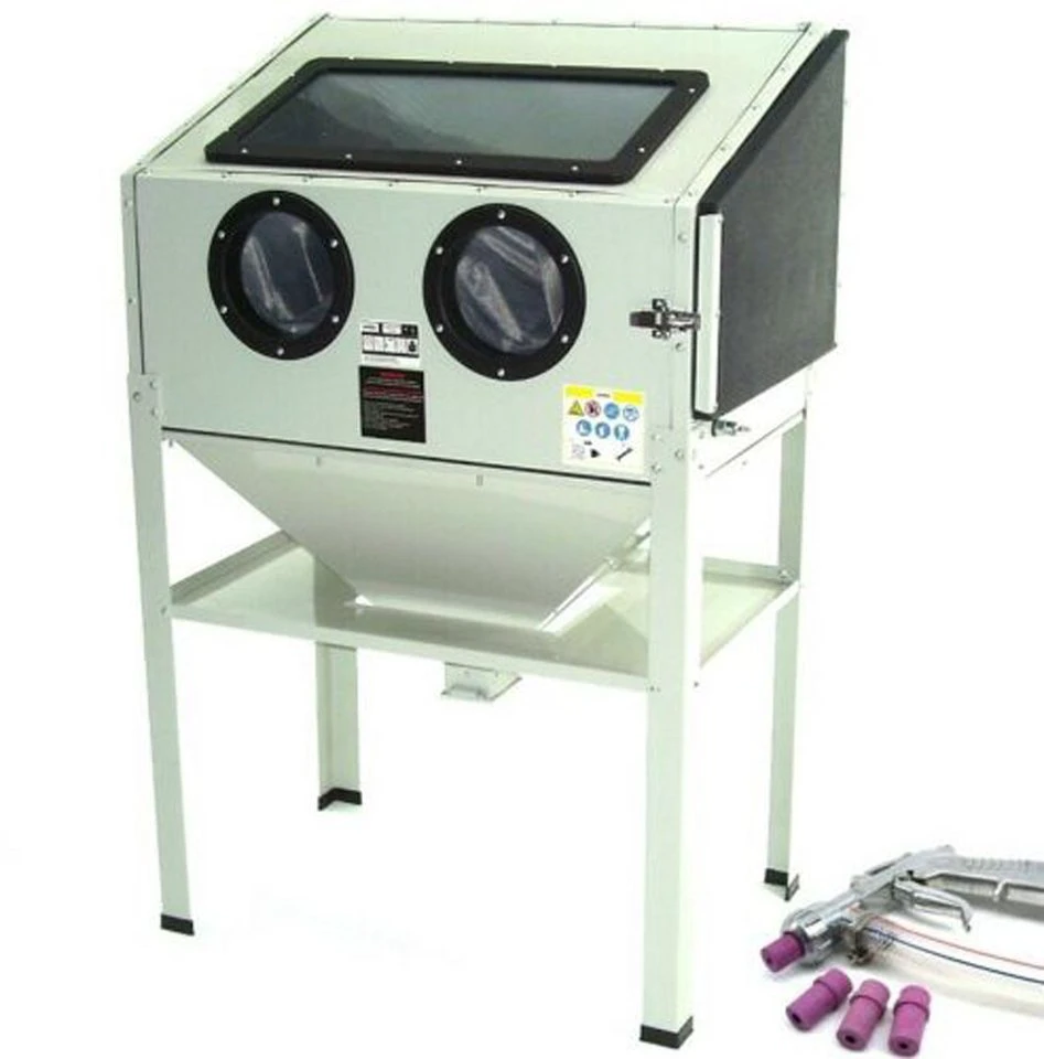 Apex Sandstrahlkabine SBC 220 mit Pistole 4 Keramikdüsen
