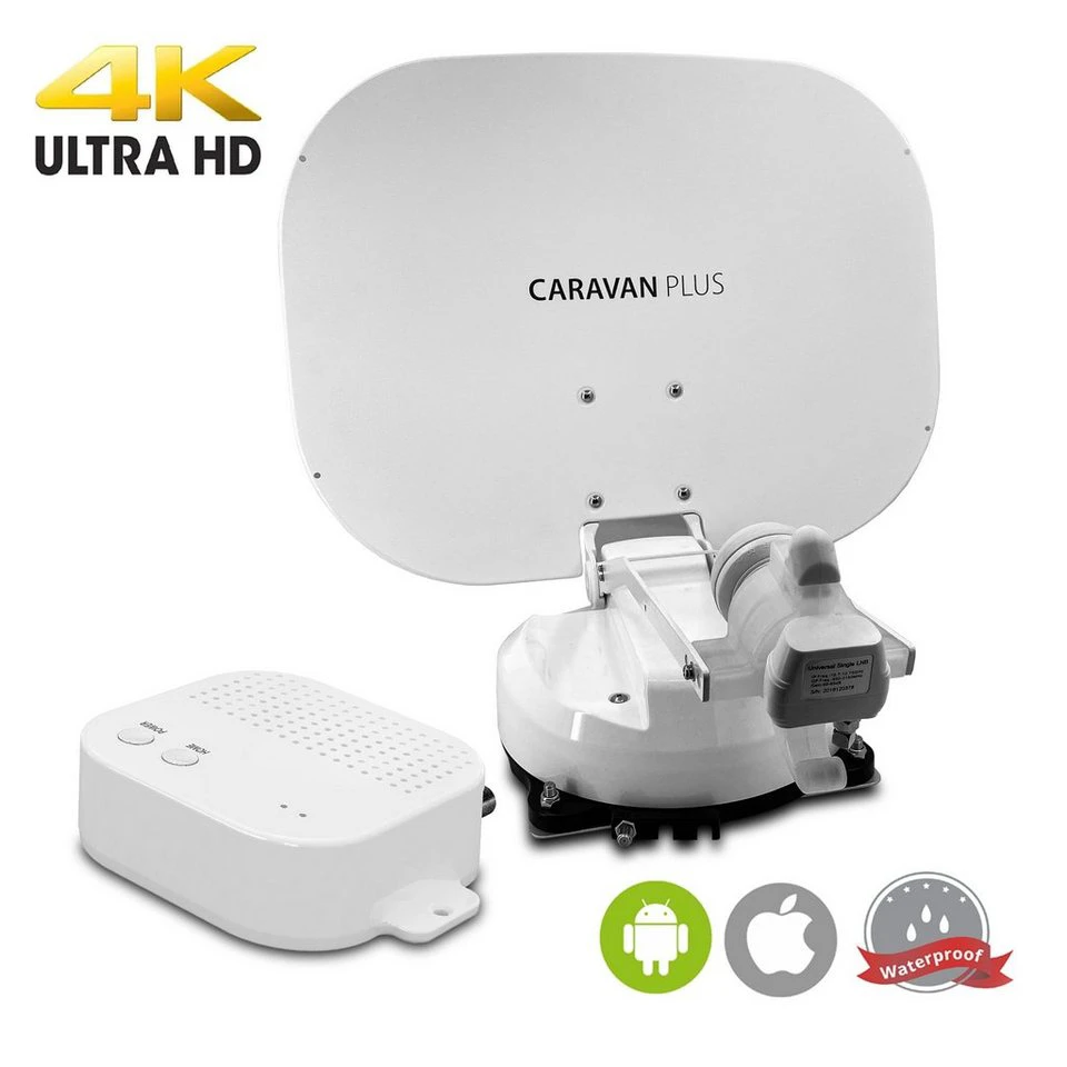 Selfsat Caravan Plus Single vollautomatische Satellitenantenne Camping Sat-Anlage