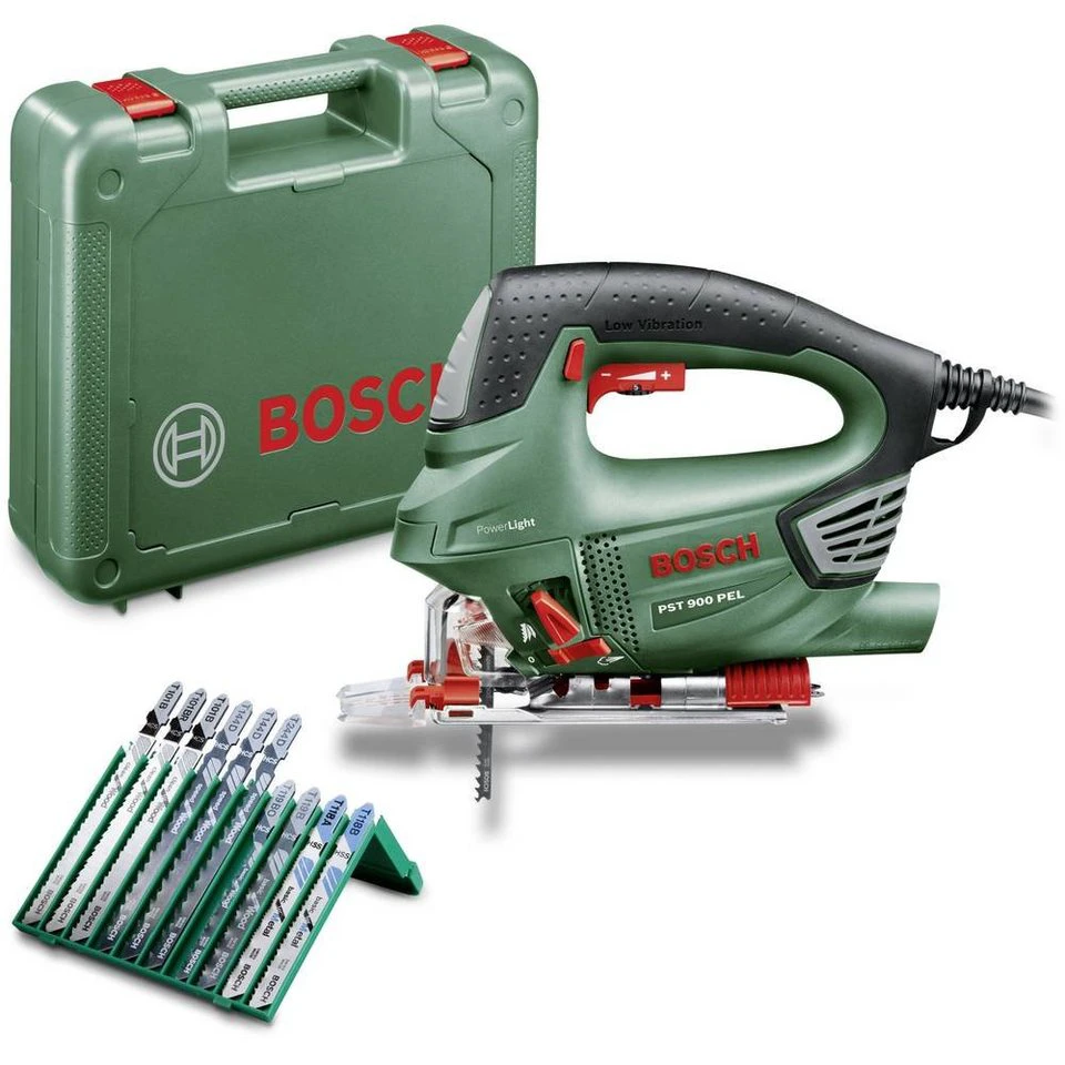 Bosch Home & Garden PST 900 PEL Stichsäge 06033A0201 620 W inkl. Koffer