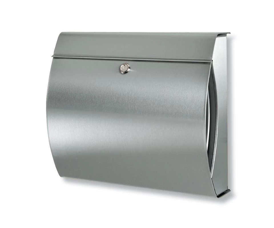 Burg Wächter Briefkasten Verona 3844 Ni Edelstahl 354 x 404 x 150 mm