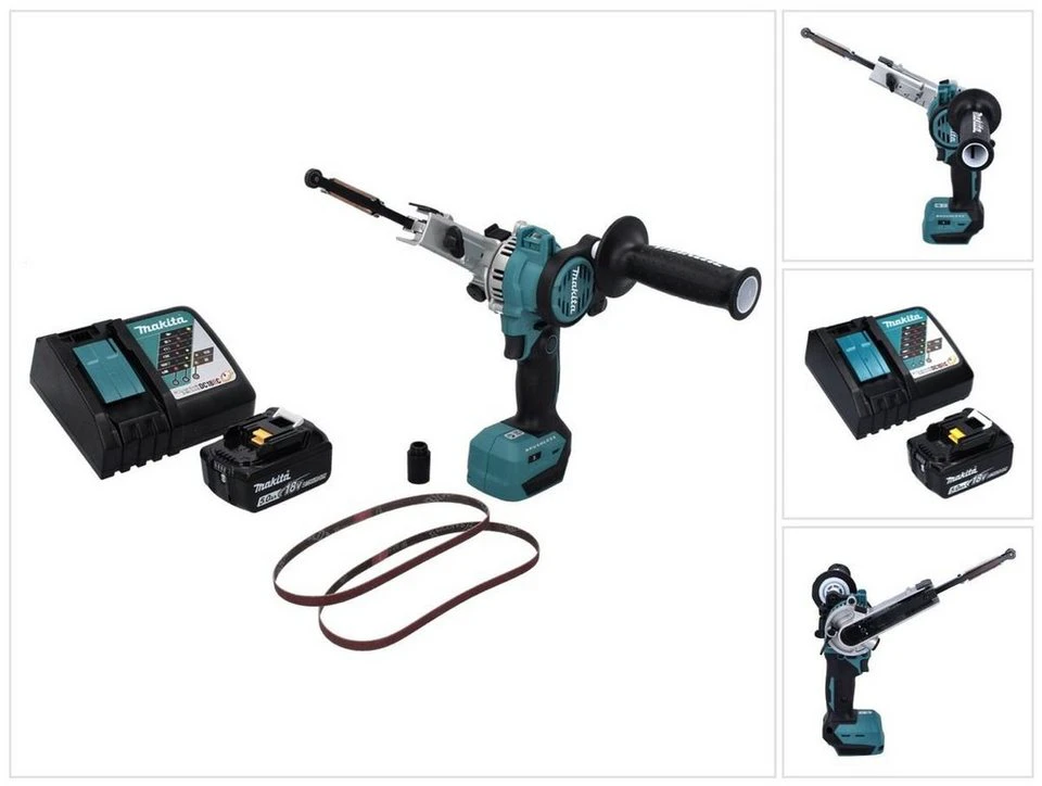 Makita DBS 180 Akku Bandfeile 18 V 9 x 533 mm Brushless 5,0 Ah
