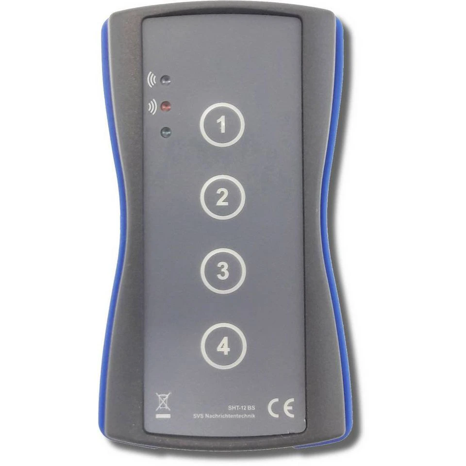 SVS Nachrichtentechnik Handsender SHT-12 BS 4-Kanal Dichtung Stoßschutz IP65 01240.92