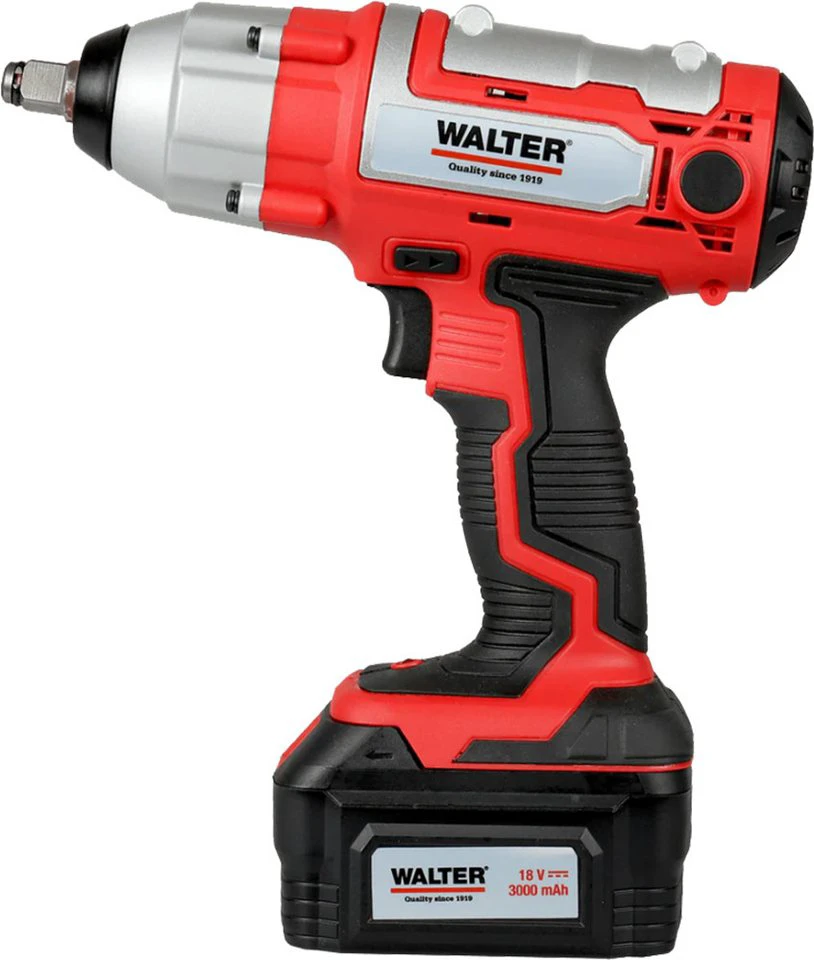 WALTER Akku-Drehschlagschrauber 18V 250 Nm mit 3Ah Akku 1/2" Vierkant