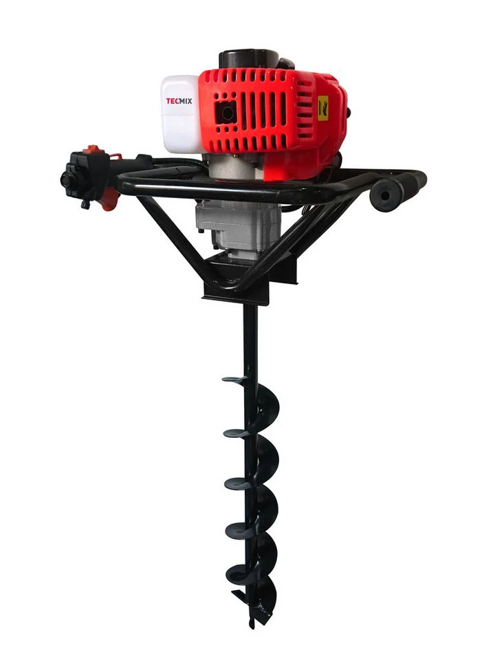 TECMIX Erdbohrer EB 2000 2-Takt 51,7 cm³ 1,2 L inkl. 100 mm Erdbohrer