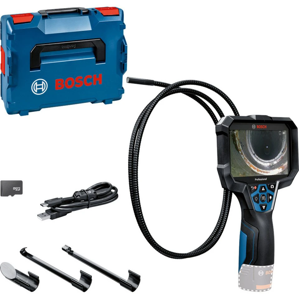 Bosch Professional Akku-Inspektionskamera GIC 12V-5-27 C ohne Akku Ladegerät L-BOXX