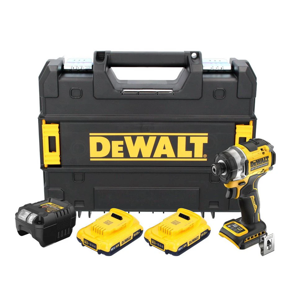 DeWalt Akku-Schlagschrauber DCF 860 18 V 282 Nm 1/4" 2x Akku 2,0 Ah Ladegerät TSTAK
