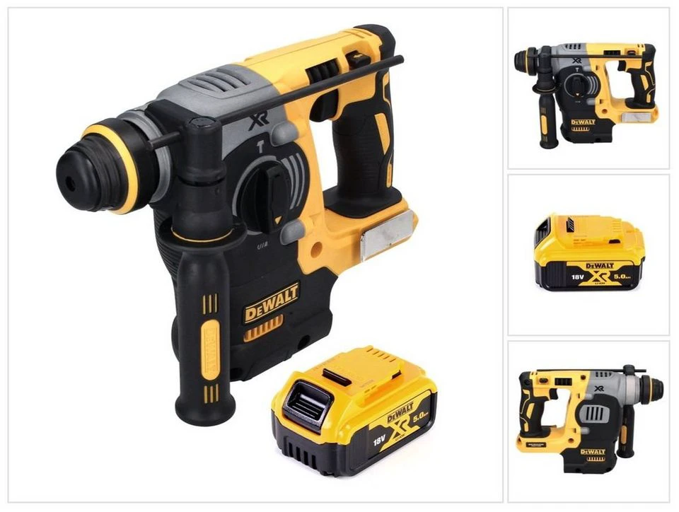 DeWalt Akku-Kombihammer DCH273N 18 V 2,1 J SDS-Plus Brushless mit 1 Akku 5 Ah