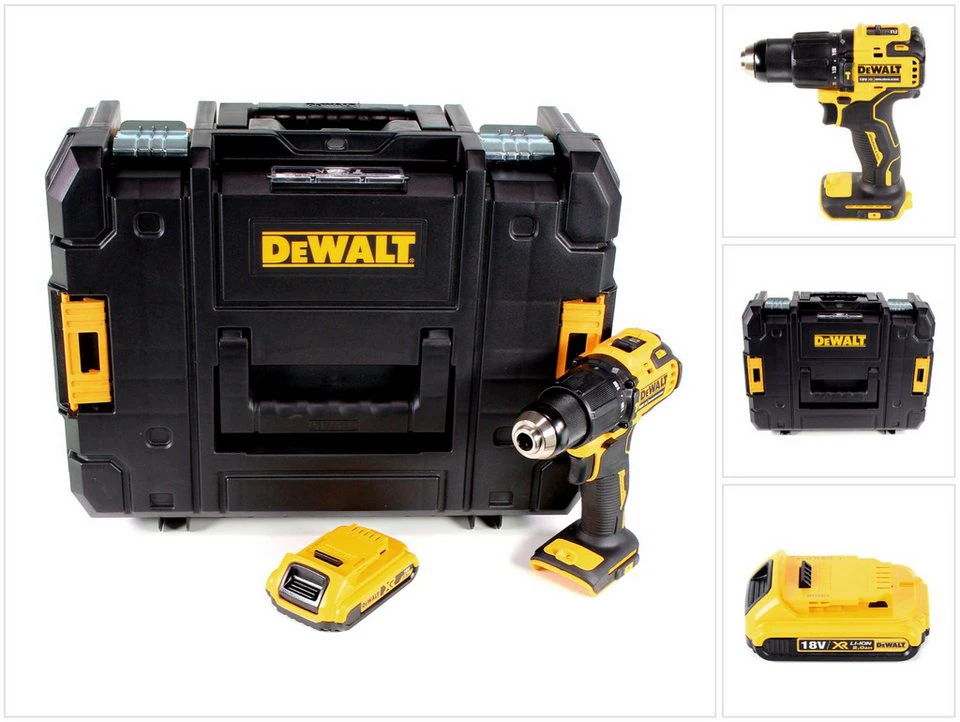 DeWalt DCD 709 NT Akku-Schlagbohrschrauber 18V 65Nm mit 2,0Ah Akku TSTAK