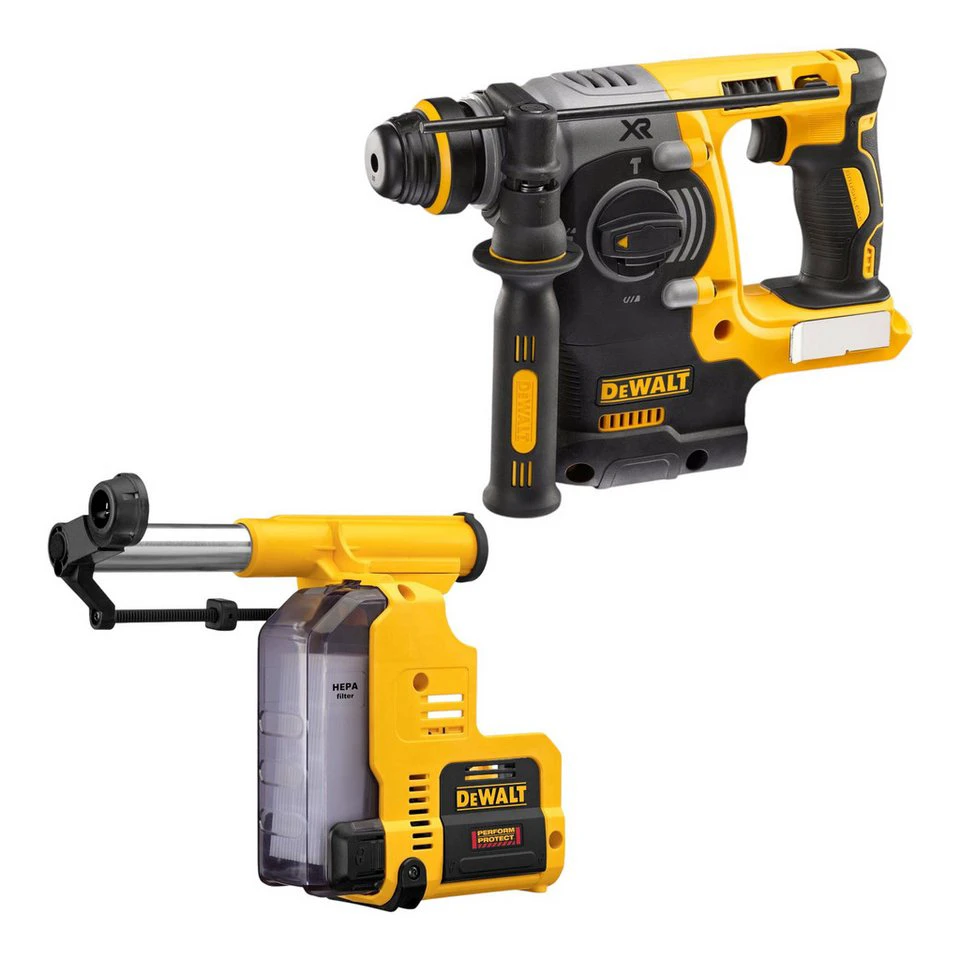 DeWalt Akku-Kombihammer DCH273N 18 V SDS-Plus 2,1 J Brushless mit Staubabsaugung