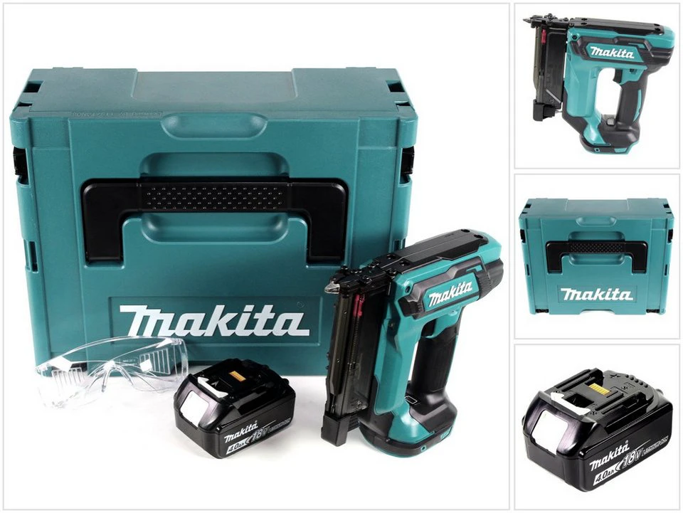 Makita Akku Pintacker DPT 353 ZJ 18 V Li-Ion Makpac 2 4,0 Ah Akku