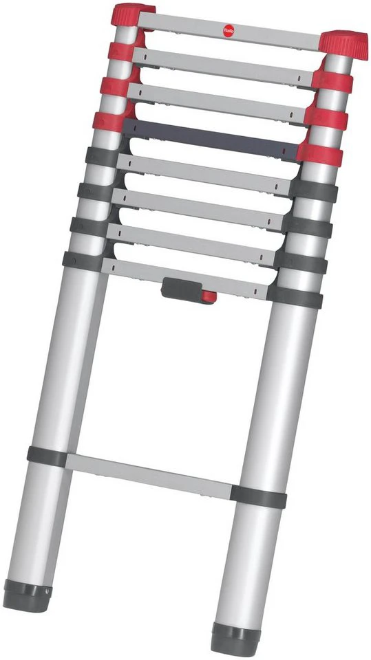 Hailo FlexLine Teleskopleiter Alu-Sicherheitsleiter 9 Sprossen
