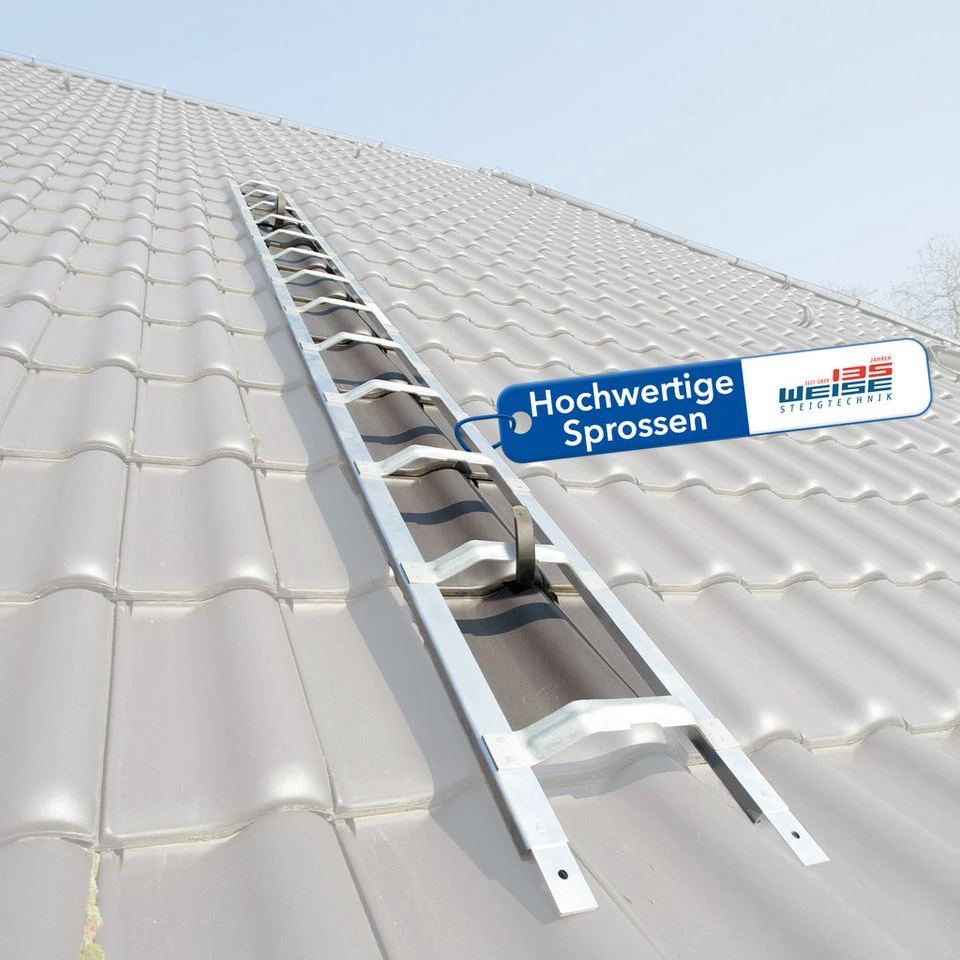 Weise Vielzweckleiter Dachauflegeleiter Industrie-Qualität Bremer Sprossen Aluminium